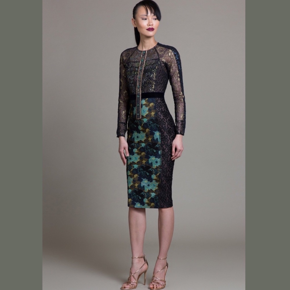 Serena Column Dress by Byron Lars size 12 NWT